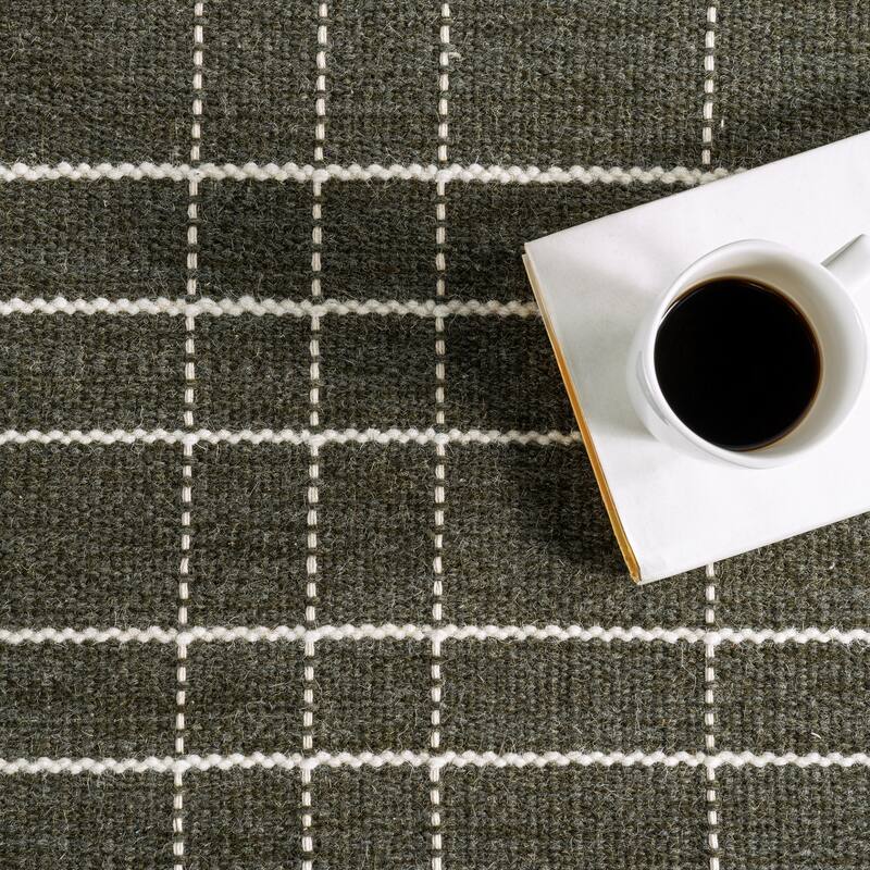Charlie Plaid Wool Area Rug
