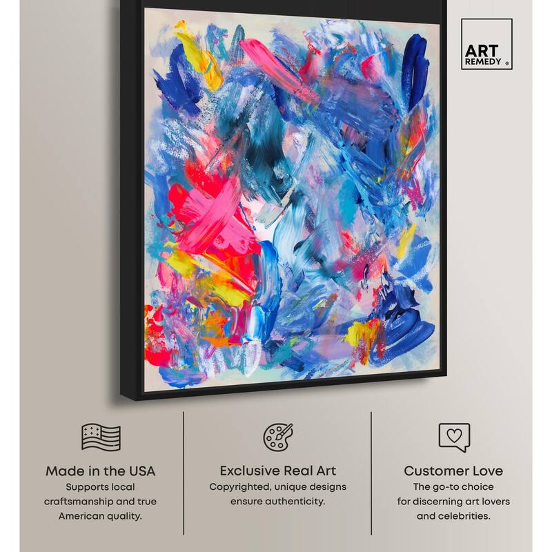 Colorburst Mirage Canvas by Art Remedy