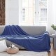 preview thumbnail 3 of 17, Cozy Potato® Comfort Couch Throw Blanket Blue