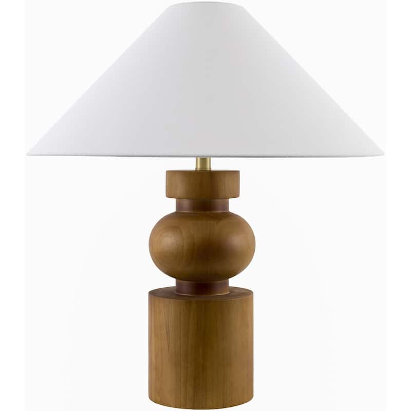 Livabliss Torien Modern Accent Table Lamp - Brown