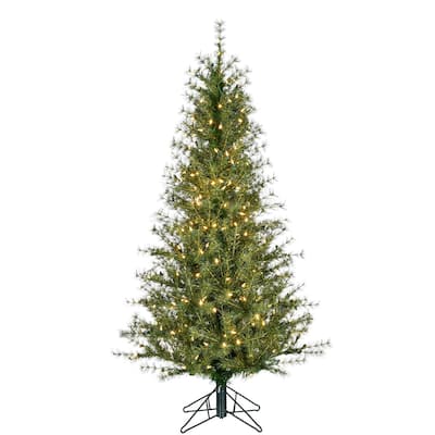 Fraser Hill Farm 5-ft. Farmhouse Fir Christmas Tree with Warm White LED Lights