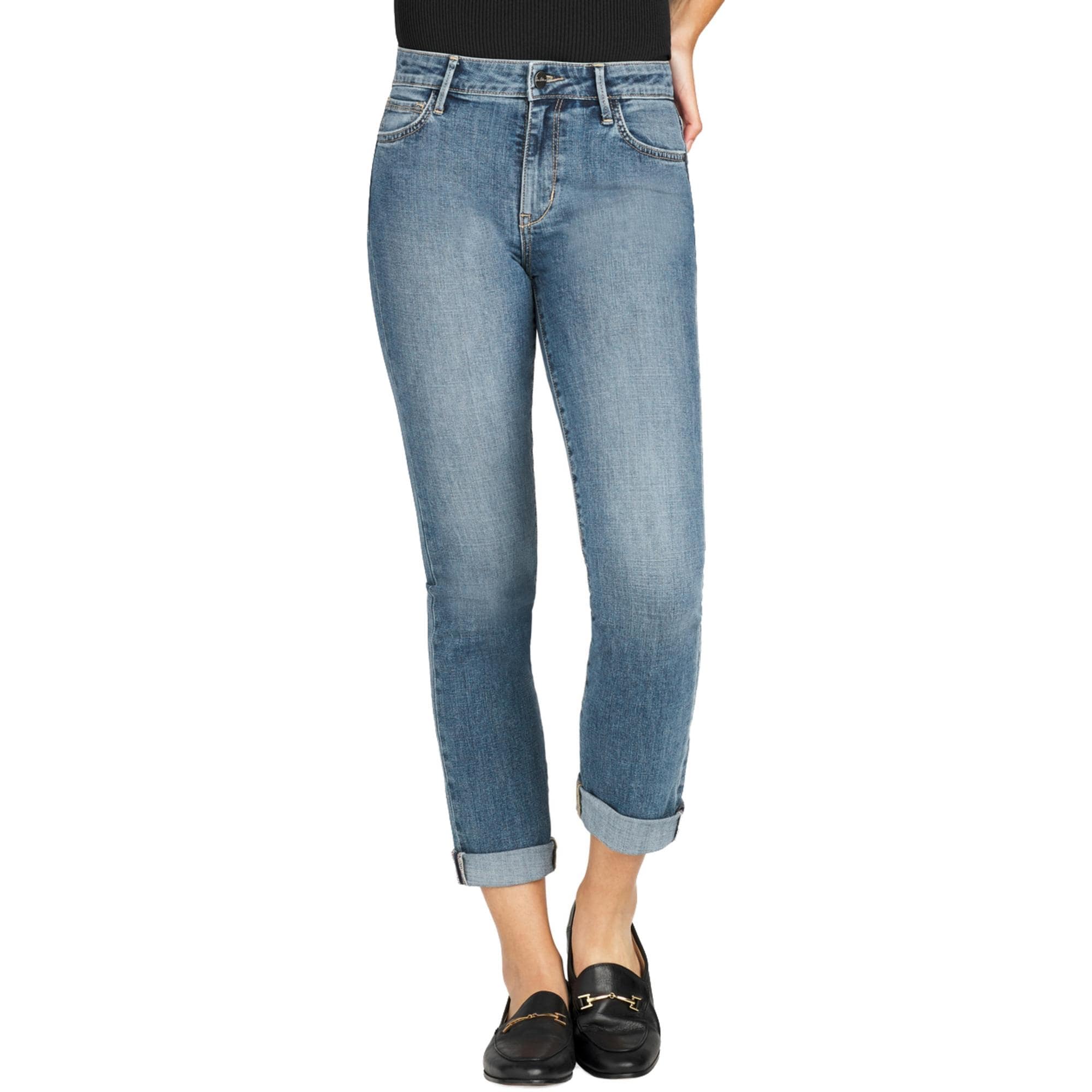 mid rise straight leg jeans womens