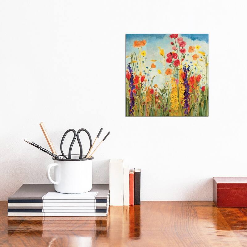 iCanvas "Laughter" by Jill Martin Canvas Print - 12x12x1.5