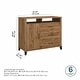 preview thumbnail 20 of 39, Somerset Tall TV Stand with Storage by Bush Furniture