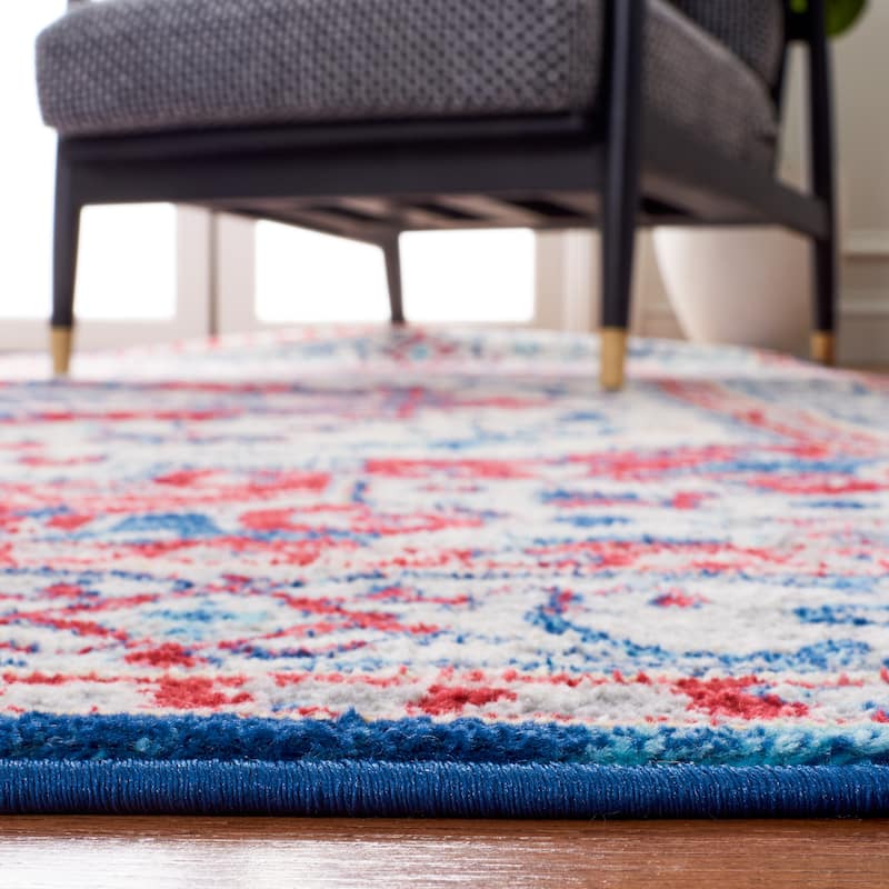 SAFAVIEH, Brentwood Eustachia Oriental Distressed Rug - 2' x 8' Runner