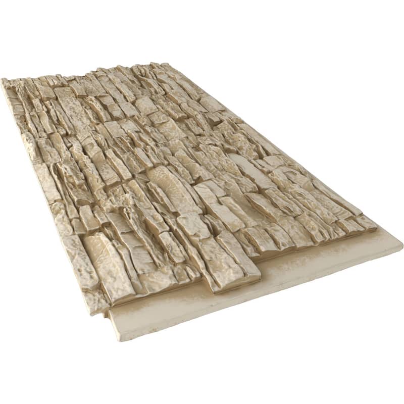Canyon Ridge Stacked Stone, EverStone Faux Stone Siding Panel