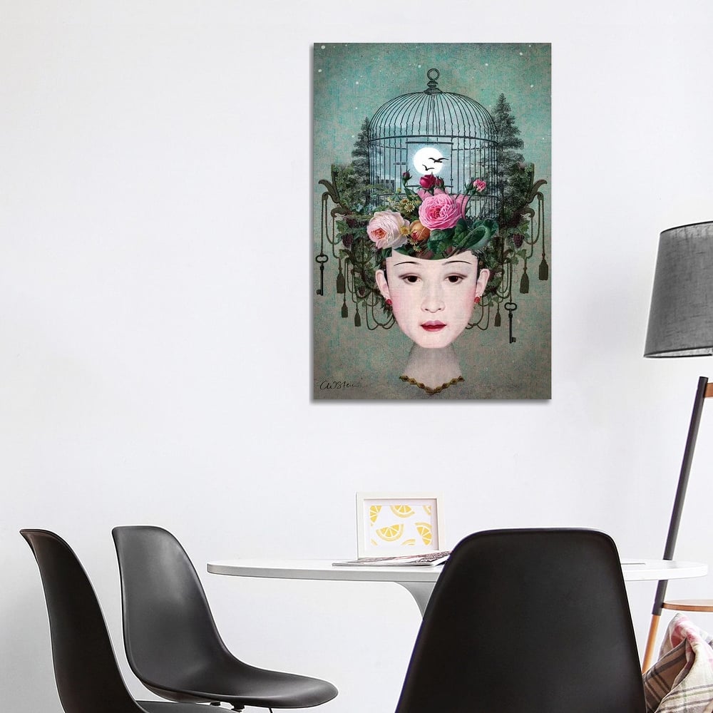 iCanvas "Moonlight Garden" by Catrin Welz-Stein Canvas Print