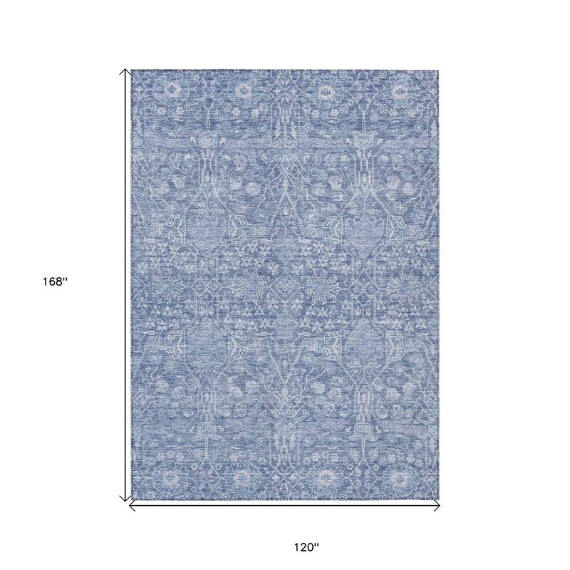 HomeRoots Floral Transitional Rectangle Outdoor Rug