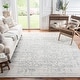 preview thumbnail 44 of 77, SAFAVIEH Madison Snowflake Medallion Rustic Farmhouse Distressed Rug 10' x 14' - Silver/Ivory