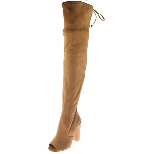 steve madden tan over the knee boots