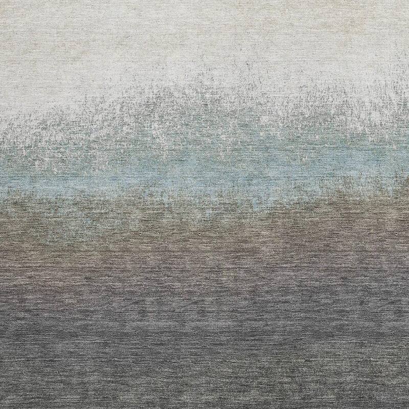 HomeRoots Ombre Transitional Rectangle Outdoor Rug