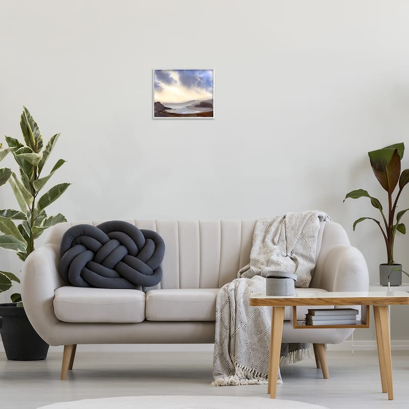 Stupell Dreamy Bay Inlet Horizon Framed Giclee Art Design By Ashley Davis