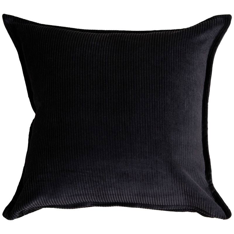 Rizzy Home Solid Velvet and Corduroy Throw Pillow