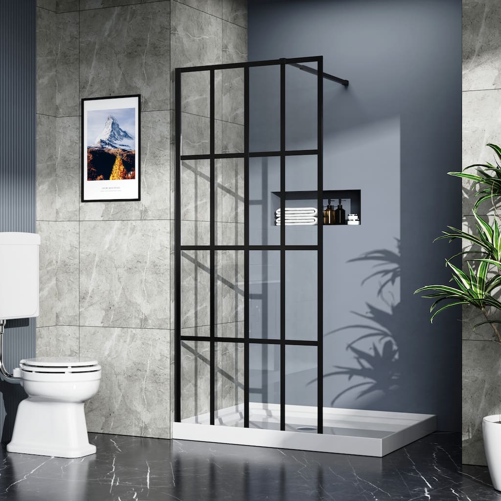 34" X 72" Shower Door Walk