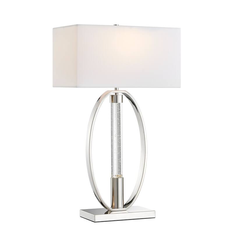 Sparkling Crystal & Chrome Table Lamp - N/A