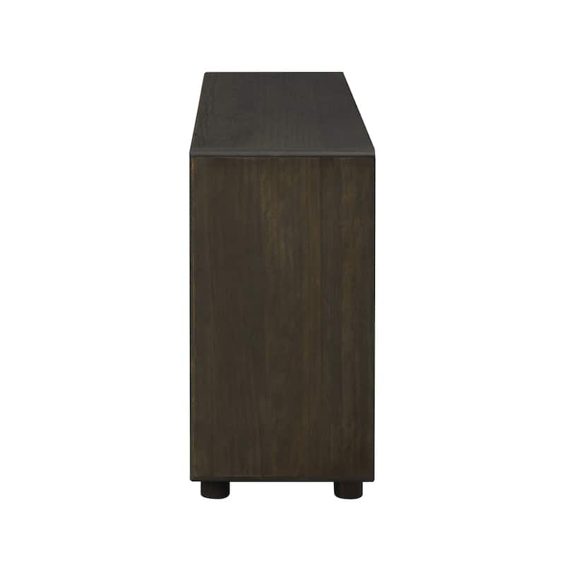 Living Room Vintage Entryway Table Console Table with Drawers and Shelves