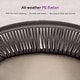 preview thumbnail 8 of 12, PURPLE LEAF 11 Pieces Outdoor Dining Set Metal Rattan Furniture Set for Lawn Backyard Patio Dining Set