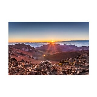 Pierre Leclerc Photography 'Mount Haleakala Sunrise on Maui' Canvas Art