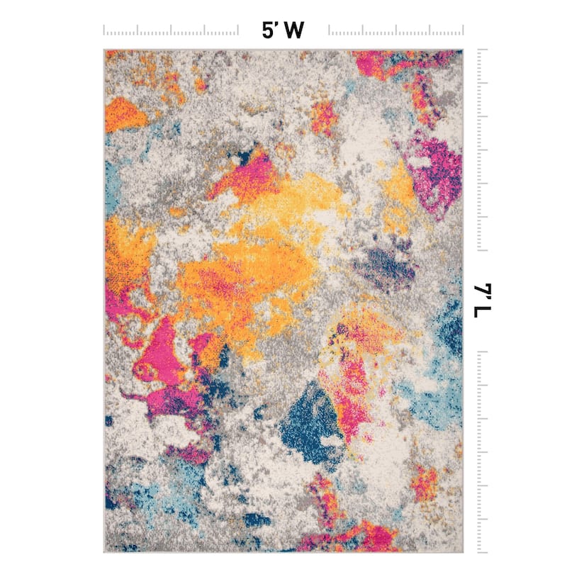 World Rug Gallery Abstract Contemporary Area Rug