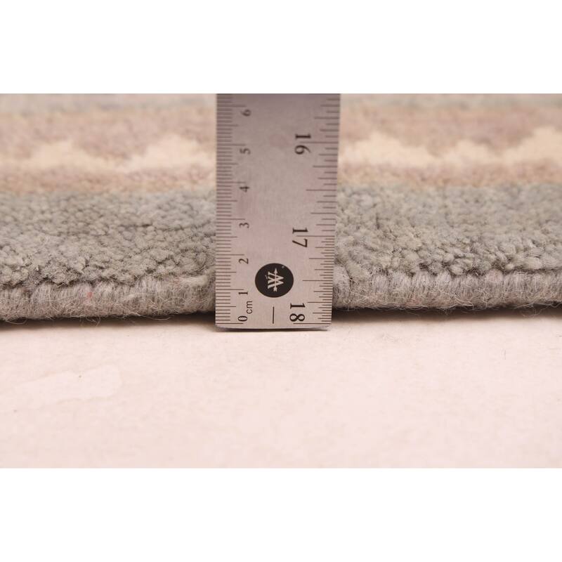 ECARPETGALLERY Hand-knotted Royal Oushak Grey Wool Rug - 9'0 x 11'10