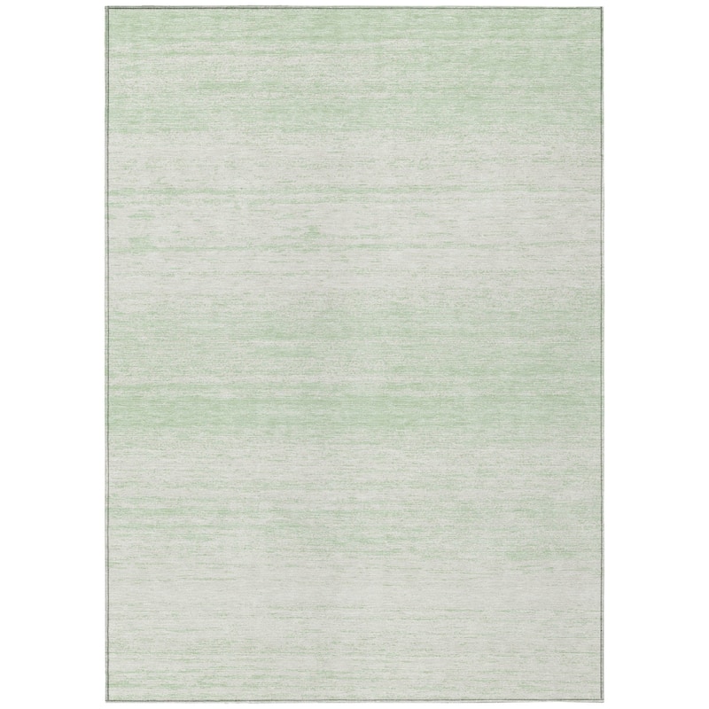 HomeRoots Striped Transitional Rectangle Outdoor Rug