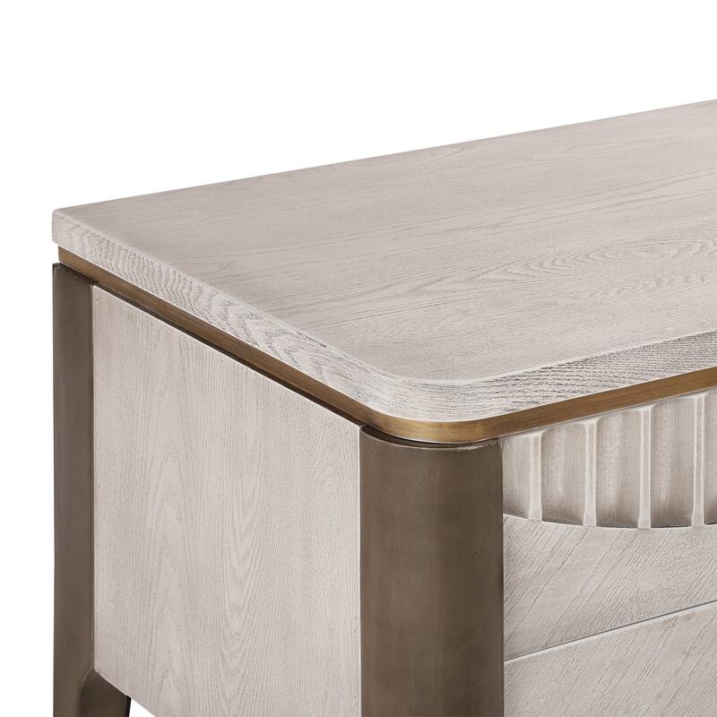 Christopher Knight Home- Johnson Wood Nightstand with 2 Storage Drawer
