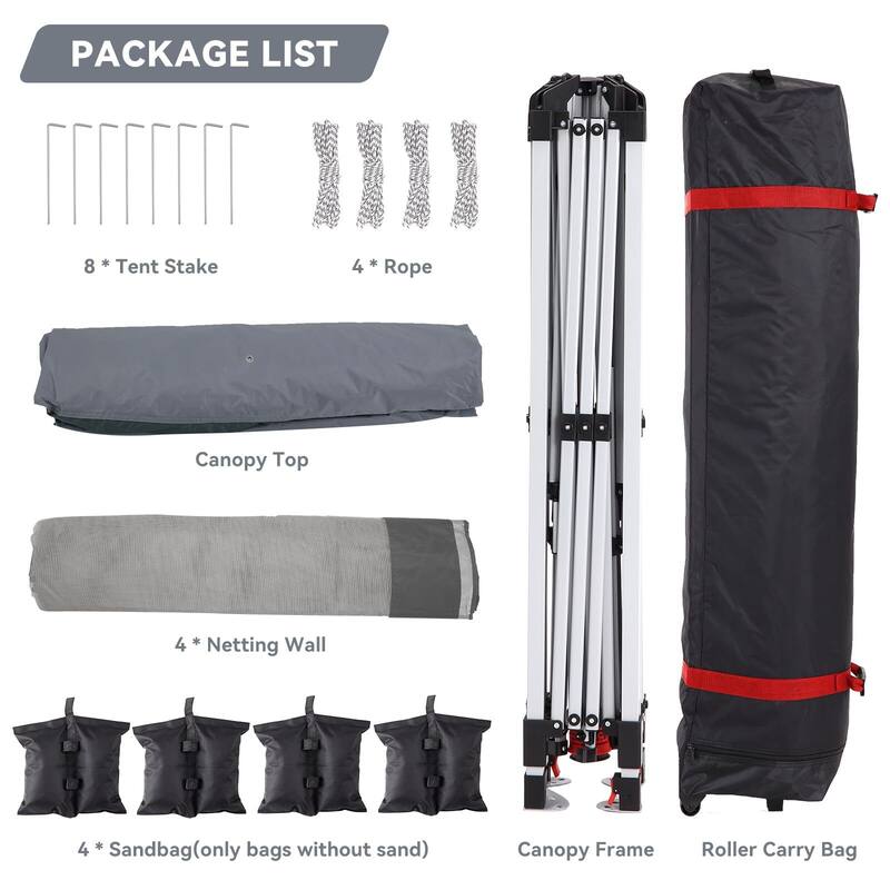 12'x12',11'x11' Gazebo Outdoor Pop up Canopy Tent