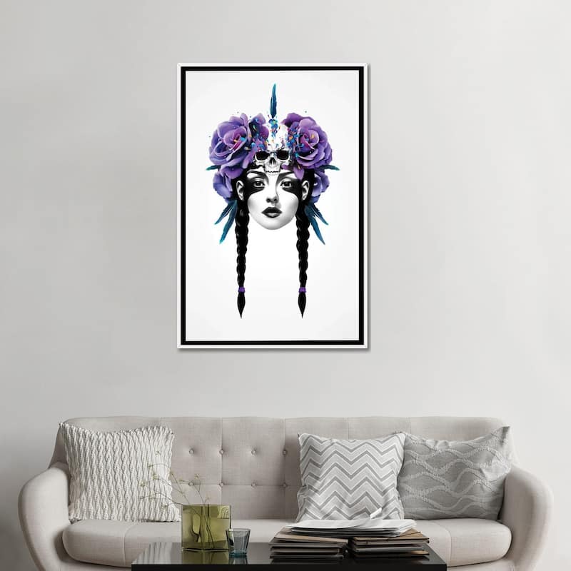iCanvas "New Way Warrior" by Ruben Ireland Framed