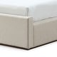 preview thumbnail 7 of 8, Louis Upholstered Platform Bed in Natural Linen