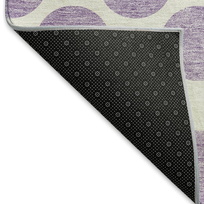 Premium Washable Super Soft Geo Dots Mayfield Rug