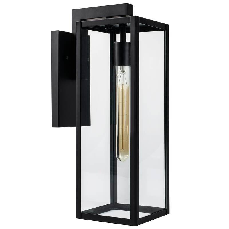 Elk Home Capture Matte Black 1 Light Outdoor Wall Sconce