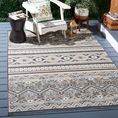 SAFAVIEH Sunrise Lilijana Indoor/Outdoor Waterproof Rug - 5'3" x 7'7"