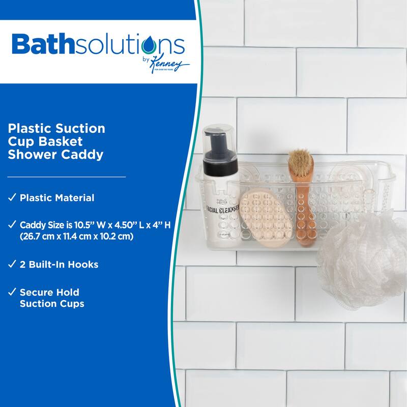 Kenney Suction Cup Basket Shower Caddy
