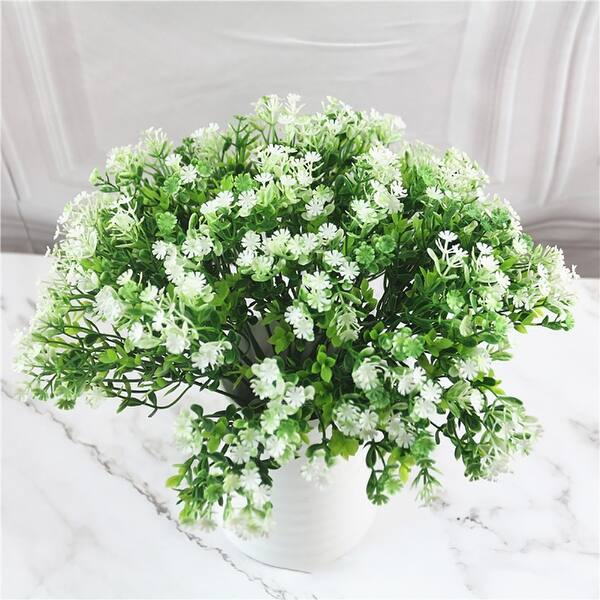1Pc Plastic Fake Artificial Gypsophila Paniculata Flower Arrangment Home  Decor - Green - Bed Bath & Beyond - 37021846