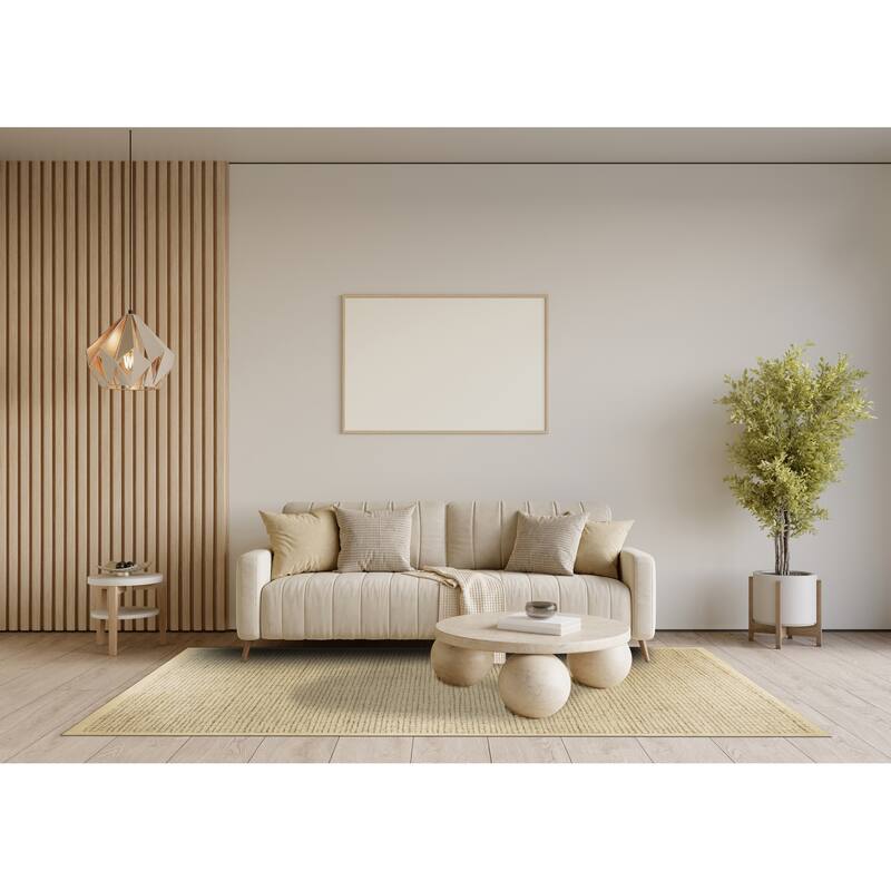 Hand-Tufted Wool Timothy Rug, Elegant Ivory Area Rug for Living Room, Bedroom, Office, Home Décor, Stylish Durabl - 7'9 x 9'9