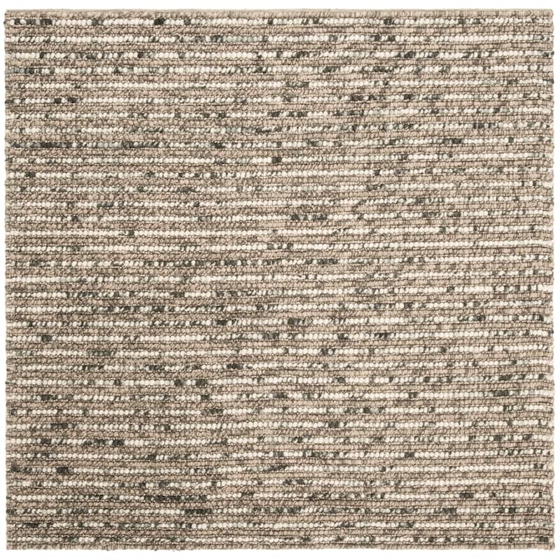 SAFAVIEH Handmade Bohemian Jelisava Jute & Wool Area Rug - 6' Square - Blue/Multi