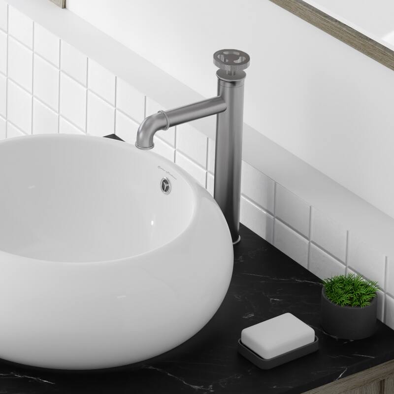 Swiss Madison SM-BF81 Avallon 1.2 GPM Single Hole Bathroom Faucet - Brushed Nickel