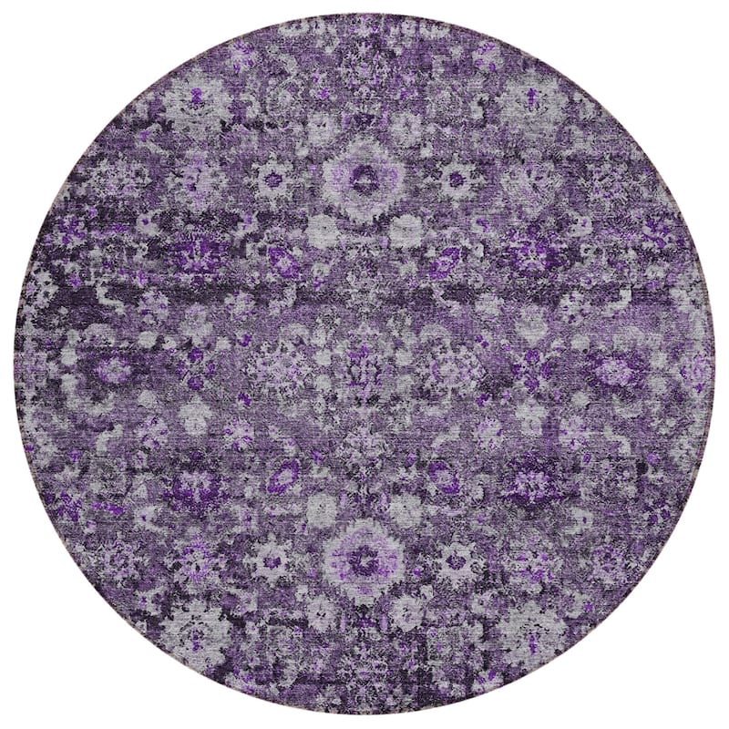 HomeRoots Oriental Traditional Rectangle Outdoor Rug