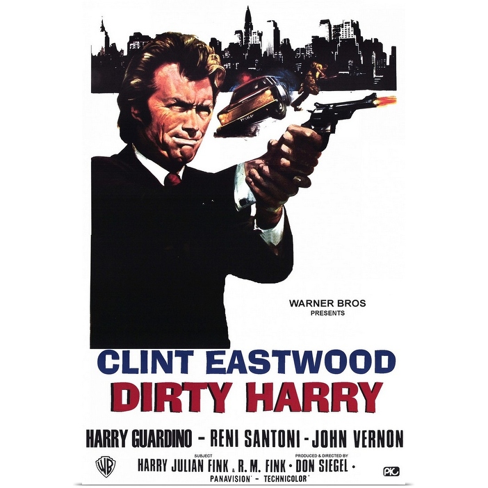 DIRTYHARRYDIRTY HARRY ダーティ ハリー 特大 ポスター 102cm×67cm