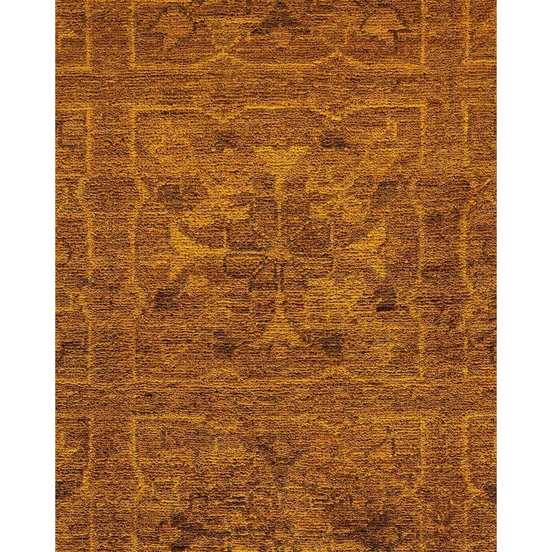 Vibrance, One-of-a-Kind Hand-Knotted Area Rug - Gold, 8' 4" x 9' 7" - 8' 4" x 9' 7"