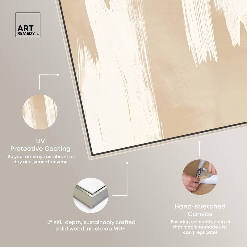 Gestural Grains II Canvas by Art Remedy