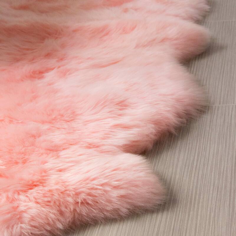 Silver Orchid Nansen Genuine Soft Australian Sheepskin Rug