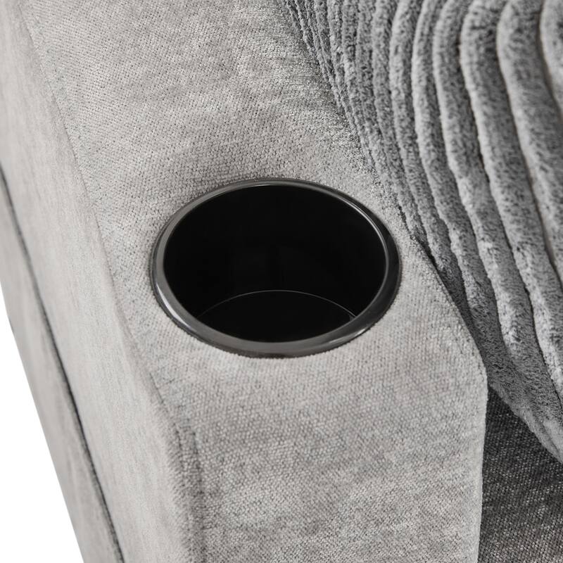111.8 inch Sectional Sofa Pull-out Sofa Bed