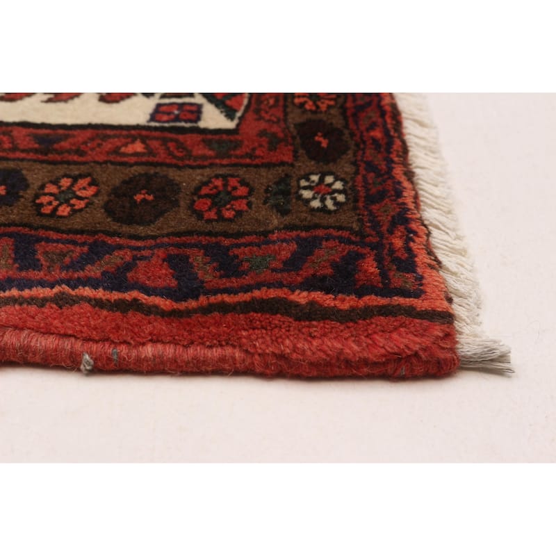 ECARPETGALLERY Hand-knotted Andelz Red Wool Rug - 3'1 x 5'2