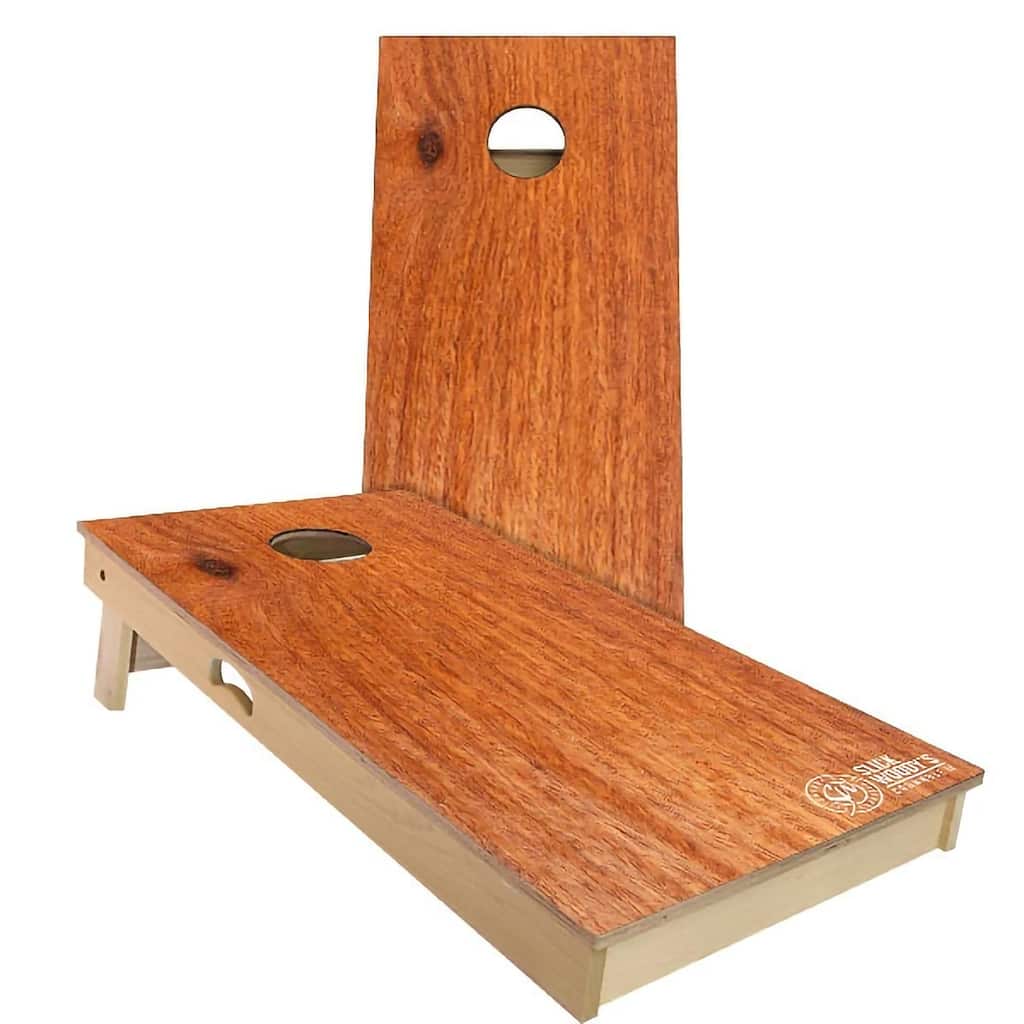 Burma Padaulk Outdoor Cornhole Board Set