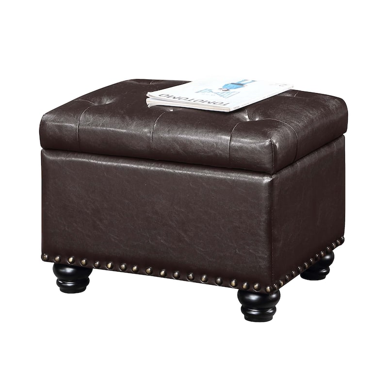 Convenience Concepts Designs4Comfort 5th Avenue Storage Ottoman