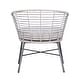 preview thumbnail 5 of 6, Cove Rattan Curved Occasional Chair by East at Main