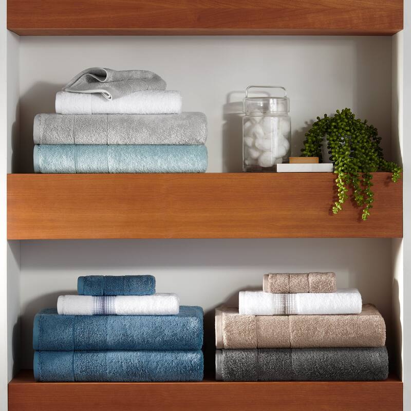 Aston & Arden Turkish Solid 2-Piece Bath Towels - 60x30