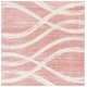 preview thumbnail 61 of 115, SAFAVIEH Adirondack Lelia Modern Abstract Distressed Rug 6' Square - Rose/Cream