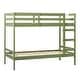 preview thumbnail 56 of 77, Walker Edison Simple Solid Wood Twin Over Twin Bunk Bed